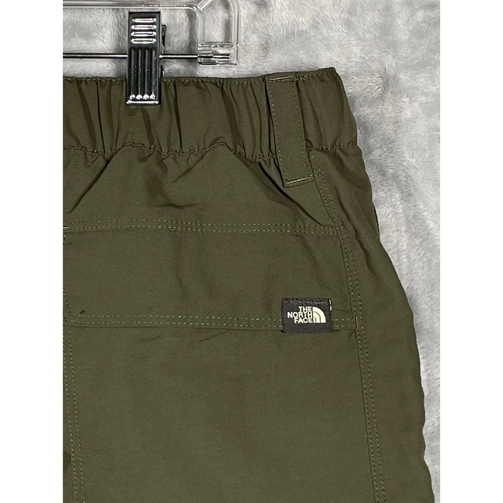 The North Face Mens L Olive Green Convertible Cargo Hiking Pants AJFB T325/T725